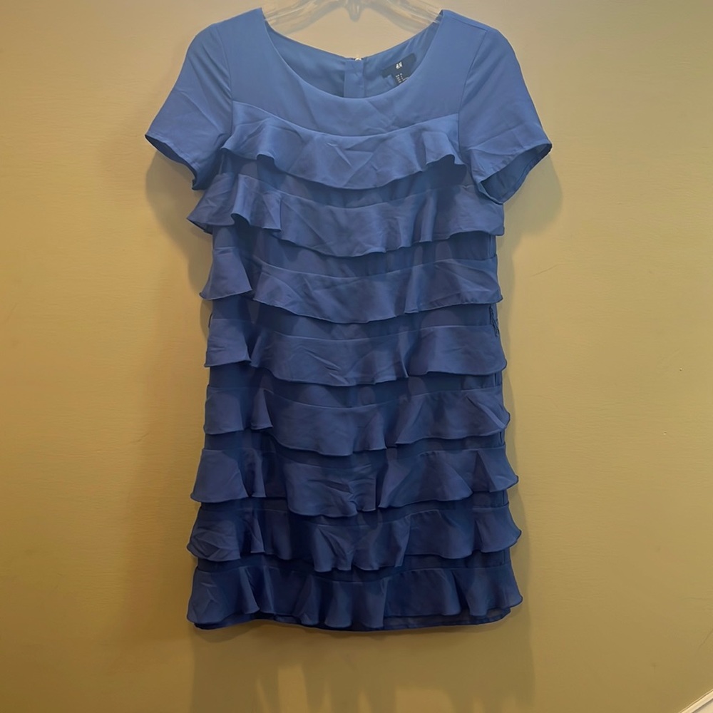 H&M size 6 blue dress